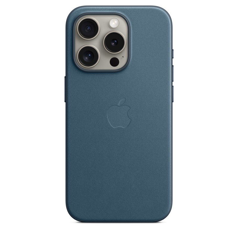 Apple Original iPhone 15 Pro Feingewebe Case mit MagSafe - Pazifikblau